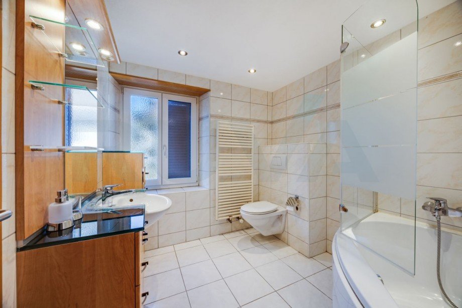 ein Zimmer mit Nasszelle Siebnen Galgenen